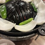 ジンギスカンゆきだるま - お野菜。