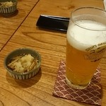 梅三 - ビール＆小鉢