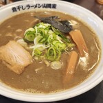 煮干しラーメン山岡家 - 料理写真:煮干豚骨ラーメン大盛り