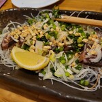 黄柚子 - カツオのガーリックたたき