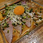 黄柚子 - 鮮魚のカルパッチョ