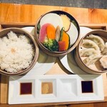 スプーン スイーツマーケット - 料理写真:点心のせいろ蒸しセット