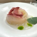 澄 - 【 シマアジと洋ナシ（ル・レクチェ）のカルパッチョ 】