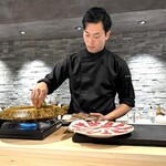 澄 - 【 イノシシのしゃぶしゃぶ 】