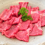 里湯昔話・雄山荘 - しゃぶしゃぶ用の近江牛