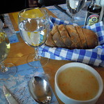 Restaurant Bahnhof Kleine Scheidegg - グリーススープ＆パン