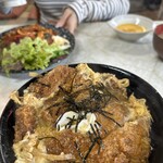 栗原軒 - かつ丼（ご飯少なめ）