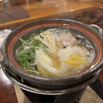 蔵の料亭 さかばやし - 鴨つみれの霙鍋