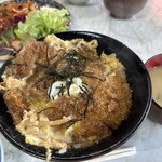 栗原軒 - かつ丼（ご飯少なめ）