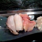岩佐寿し - 香りが強いアワビ、ミル貝、そして大ぶりの赤貝