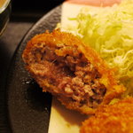 田村町 升本 - メンチカツ