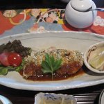 楠カフェ - 日替わり（若鳥の香草焼き）