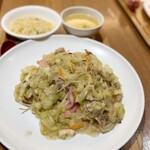 山形屋食堂 - 焼きそば ミニ黒豚炒飯 中華スープ