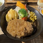 カフェ ダイニング フラット プラット - ハンバーグ　和風セット1500円