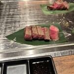 くずし鉄板 あばぐら 神田店 - メインのお肉