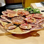 銀座 稲葉 - 松葉蟹のしゃぶしゃぶ①