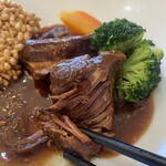 点心爛漫tejima - 箸でほろりと崩れる豚バラ肉