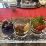 点心爛漫tejima - 本日の前菜３種