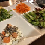 スープカレー&ダイニング エルビス - コース　最初の4品