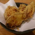 熟成うどん なかや - 安納芋の天ぷら＠熟成うどんなかや（2014年12月18日）