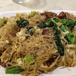 Leng Kee - ローストダックを使った焼そば。無理やり作ってもらった。