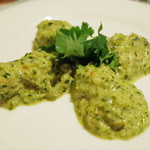 ガラムマサラ - 牡蠣の冷製 パクチーソースのマリネ