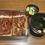 うなぎ お㚙川 - 三河産　鰻重上