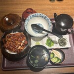 うなぎ お㚙川 我孫子店 - ひつまぶし　関東焼き