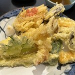 佐久の草笛 - 天ぷら盛合せ