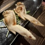 酒場ぎょうにんべん - 栃木シャモの手羽餃子