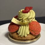 パティスリー ユウ ササゲ - サントノーレ フランボワーズ ピスターシュ