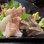 和がや食堂 - お刺身の盛合せはぜひ食べてほしい✨
