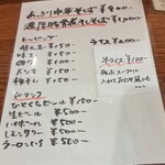 米子の子（仮） - メニュー