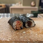 鮨 もりなり - 赤貝ひも巻、干瓢巻