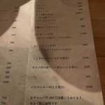 Sua.  - メニュー