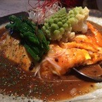 Bar de nikko くじら食堂 - ふわとろ玉子のｵﾑﾗｲｽ