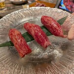 焼肉ふるさと - 肉寿司