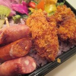 古代米屋レストラン グリーンゲイブル - カキフライ、ソーセージ他