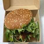 フレッシュネスバーガー - 料理写真:九条ネギと西京味噌黒毛和牛バーガーNO.1