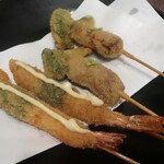 穂卓 - ・【串揚げ10本】その①。