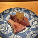 SUSHI TOKYO TEN、 - 氷見の鰤♡炙った香りも最高(*｀ω´)b