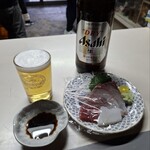 山本酒店 - アサヒスーパードライ・お刺身