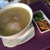 The Plantation Café - 料理写真:朝はタイ風お粥（カオトム）で決まり！