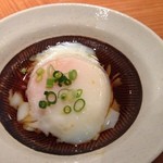 神楽坂 魚金 - 温泉卵、突き出