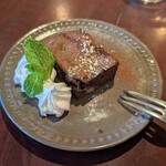 肉バル スノーキー - ブラウニー♡ 手作りだそうです(⸝⸝´꒳`⸝⸝)♡