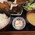 ふくの鳥 - 料理写真:超粗挽きメンチ定食　唐揚げもついてます