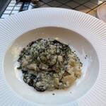 TRATTORIA 庭 BY FARM AKIRA - ホタテと岩モズクのリゾット