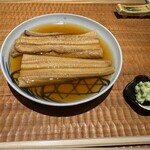 酒事と飯事 黄瀬戸 - 煮物　煮あなご　(甘辛醤油)