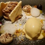 レストラン リューズ - 栗とカシスのアンサンブル