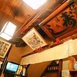 一心法善寺 - 法善寺横丁の絵が飾ってあります